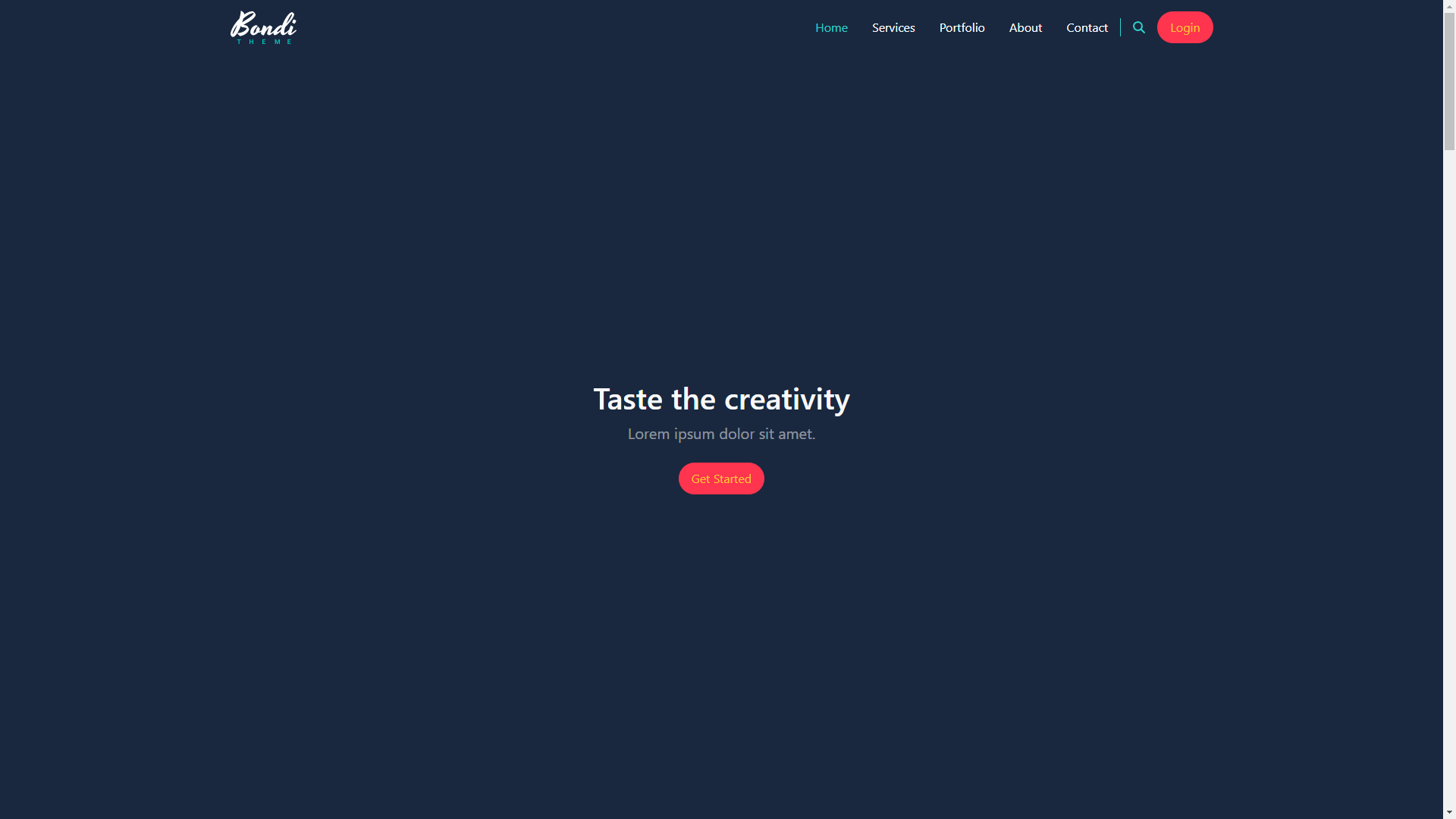 Bootstrap Template Project